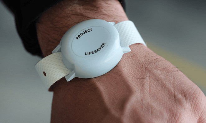 UNIQUE TRANSMITTER: Once families sign up for Project Lifesaver, at-risk individuals receive a bracelet with a wristwatch-sized transmitter with a unique frequency that the Sheriff’s Office can later use to track the individual if they go missing.