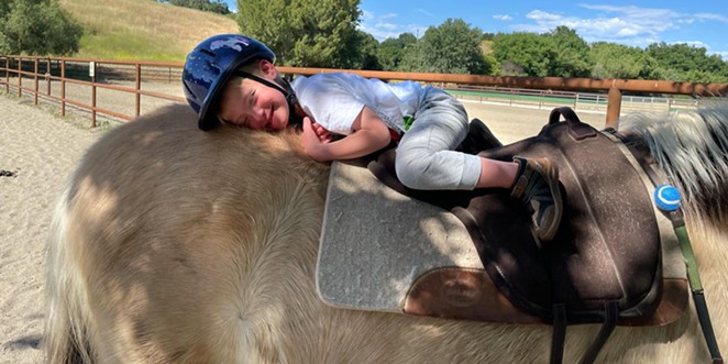 BEST PALS: People ages 5 and older can join one of the Santa Ynez Valley Therapeutic Riding Program’s activities and spend quality time with horses.