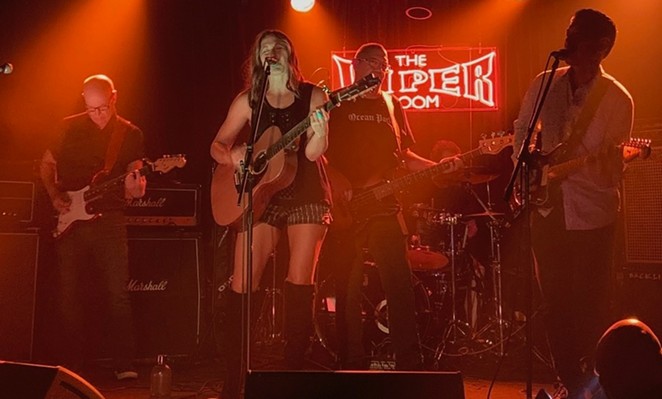 HOME TEAM: LA-based artist Erinn Alissa’s full band is known as Erinn Alissa and the Low Volume Band, but she mostly performs as a solo act when traveling to Santa Barbara County and other areas outside of LA.