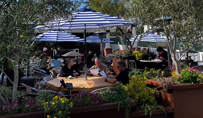 SUMMER CALLING: Soak in the summer on Branch Street Deli and Pizzeria’s new and improved patio space that’s always buzzing during lunch.
