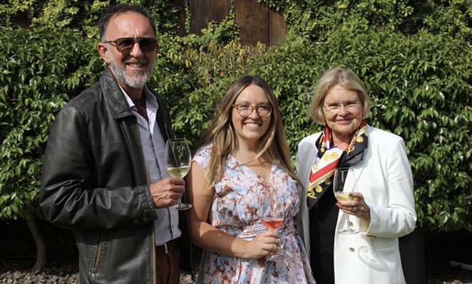 IT’S ALL RELATIVE: The Talley Vineyards tribe includes co-owners Brian Talley; his daughter, Elizabeth; and mother, Rosemary, who established the Arroyo Grande winery along with her husband, Don, in 1986.