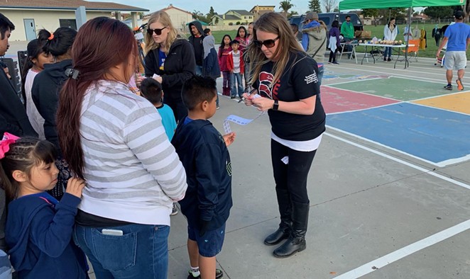 SERVING STUDENTS: Santa Maria Valley Youth and Family Center outreach mentors work with students at Rice Elementary School and its fellow Santa Maria-Bonita School District schools. On Oct. 1, the nonprofit is celebrating 50 years in the community.
