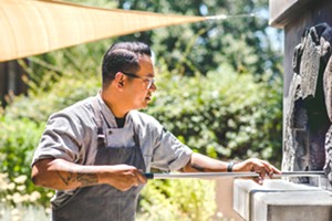 Roblar Winery pairs signature sparkling wines with chef Peter Cham's buttermilk fried chicken every Thursday, during Birds & Bubbles