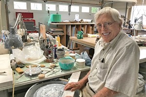 Orcutt ceramicist Don Frith shows his teapots at the San Luis Obispo Museum of Art