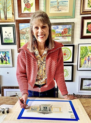 Watercolor Creations highlights Claudette Carlton’s eclectic paintings in Lompoc