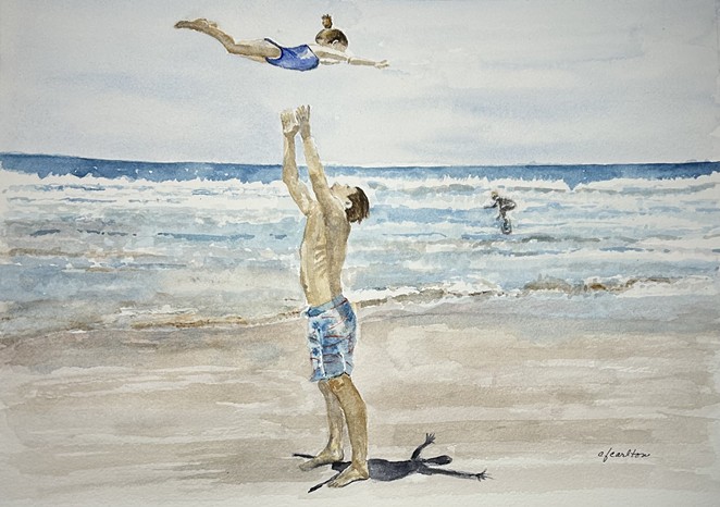 WATERCOLOR BY THE WATER: Local watercolor painter Claudette Carlton’s works capture a variety of subjects and settings. A diverse collection of her pieces is currently on display at Cypress Gallery in Lompoc.
